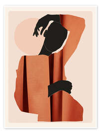 Wandbild Abstract minimal Girl - ThingDesign