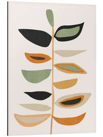 Magnettafel Minimale abstrakte Kunstpflanze
