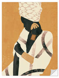 Wall sticker African Woman