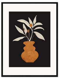 Gerahmter Kunstdruck Minimal Vase