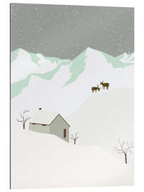 Gallery Print Verschneite Nacht