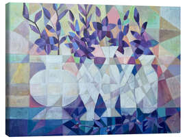 Canvas print Still life with blue flowers - Iuliia Kotenko