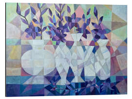 Magnettafel Stillleben mit blauen Blumen