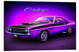 Tableau en aluminium 70 Challenger - Michael Fishel