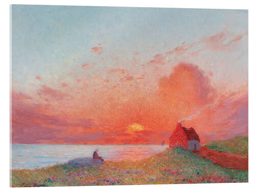 Acrylglasbild Coucher de soleil (Sonnenuntergang)
