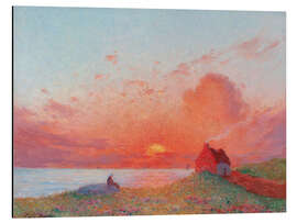 Alubild Coucher de soleil (Sonnenuntergang)