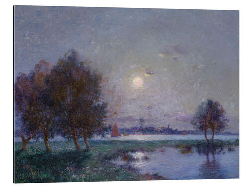 Galleriprint Loire banks in the moonlight