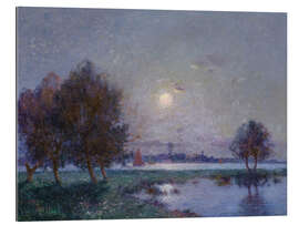 Galleriprint Loire banks in the moonlight