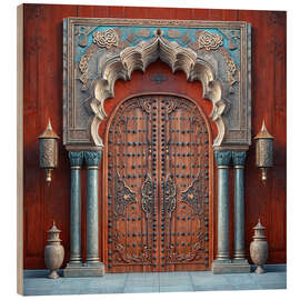 Cuadro de madera Byzantine Architecture - Mango Art