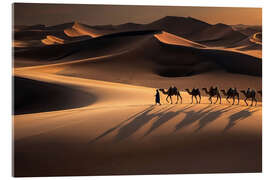 Acrylic print Desert Caravan - Mango Art