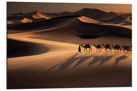 Tableau en aluminium Desert Caravan