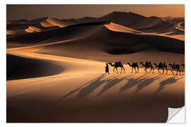 Wall sticker Desert Caravan