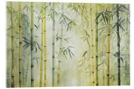 Acrylic print Bamboo Forest - Mango Art