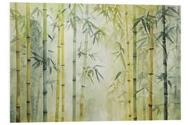 Hartschaumbild Bambuswald