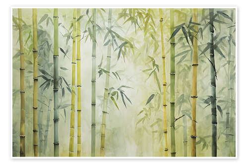 Plakat Bamboo Forest