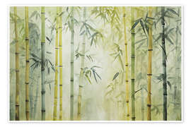 Obra artística Bamboo Forest - Mango Art