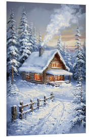 Foam board print Sweet Home