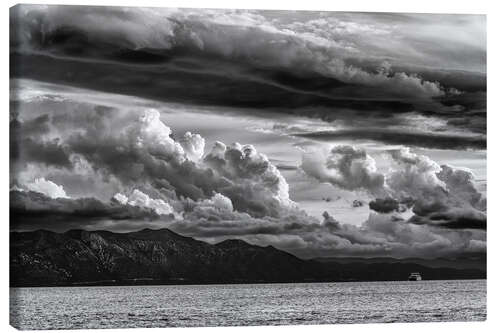 Stampa su tela Makarska Riviera, Croatia
