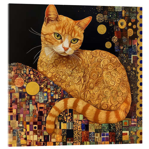 Acrylic print The Golden Gaze