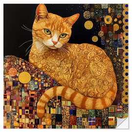 Wandsticker The Golden Gaze