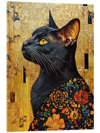 Tableau en verre acrylique Beauty in black - DejaReve