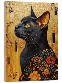 Tableau en bois Beauty in black - DejaReve