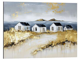 Tableau en aluminium October in gold - DejaReve