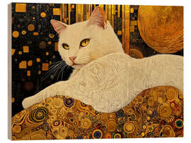 Wood print White Majesty - DejaReve