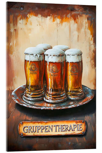 Acrylic print Gruppentherapie