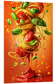 Stampa su PVC Spaghetti Twister - Bettina Dittmann
