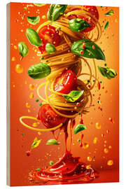 Puutaulu Spaghetti Twister - Bettina Dittmann