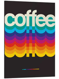 Magnettafel Coffee Retro, Black