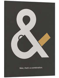 Magnettafel Coffee And Cigarettes, Black