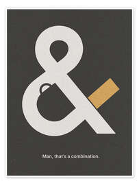 Poster Coffee And Cigarettes, Black