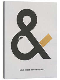 Lienzo Coffee And Cigarettes, White