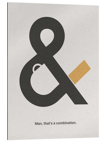 Gallery print Coffee And Cigarettes, White
