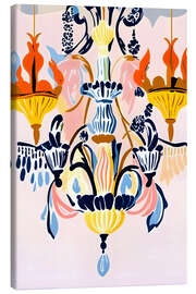 Canvas print The Chandelier - 83 Oranges