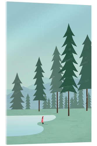Acrylglas print A day in the wild life