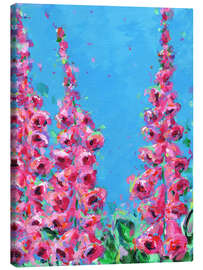 Canvas print Foxgloves