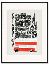 Gerahmter Kunstdruck Edinburgh