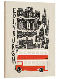 Holzbild Edinburgh