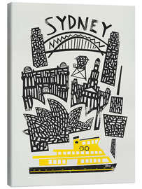 Canvas print Sydney - Fox &amp; Velvet