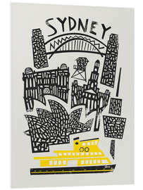 Hartschaumbild Sydney