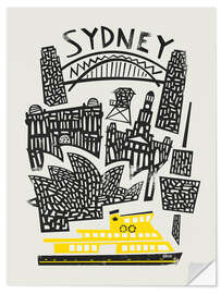 Wandsticker Sydney
