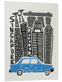 Hartschaumbild Singapore