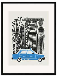 Gerahmter Kunstdruck Singapore