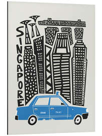 Magnettafel Singapore