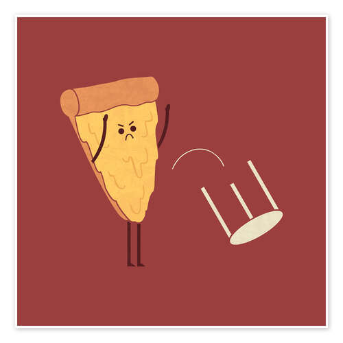 Póster Pizza Flip