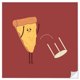 Vinilo para la pared Pizza Flip