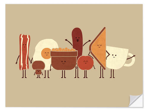 Wall sticker English Breakfast